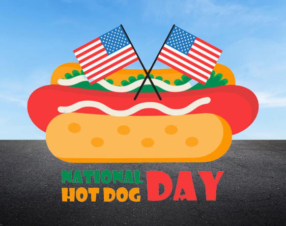 National Hot Dog Day’ is celebrated by Joy’s Red Hots with $1 hot dogs and pizza slices.